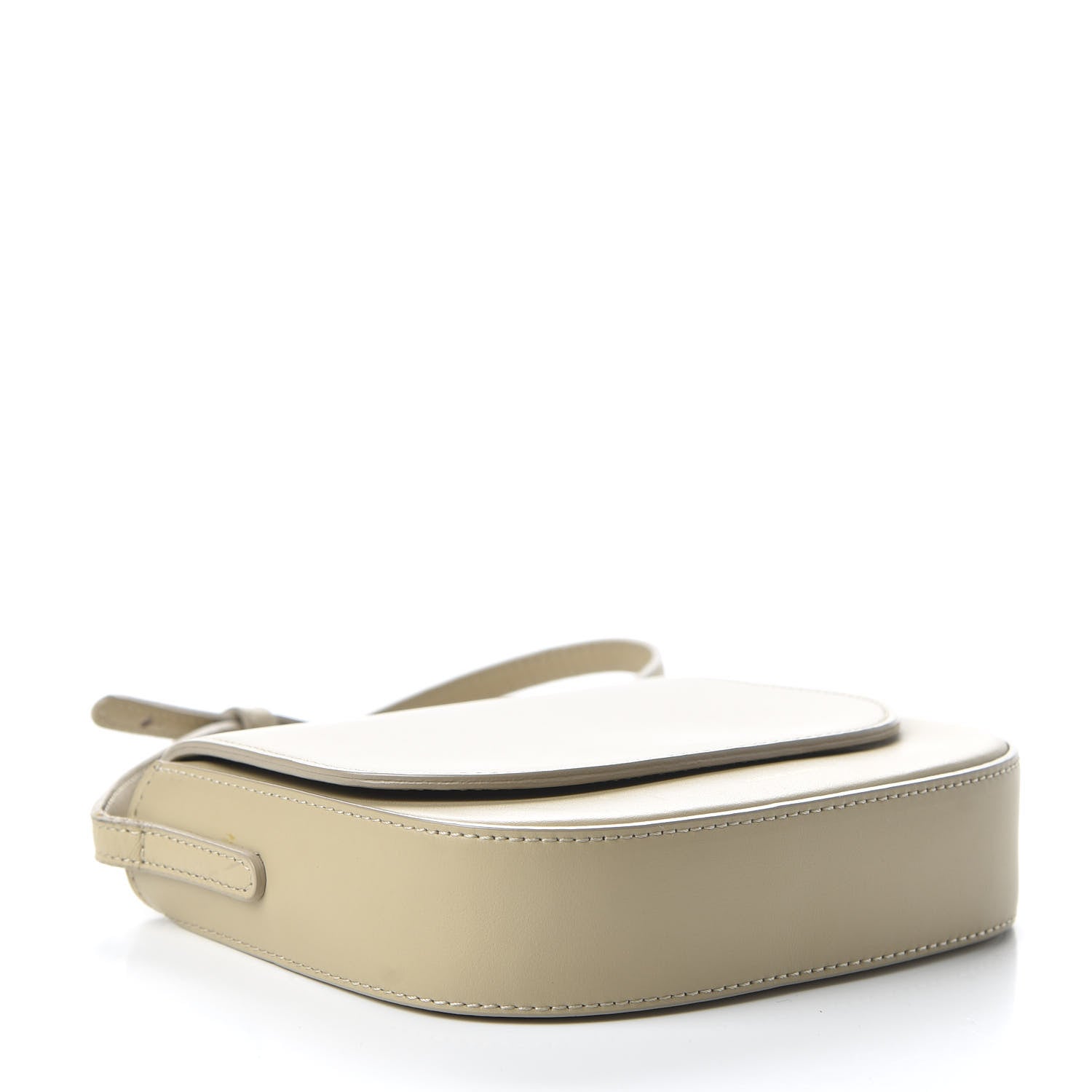 Mansur Gavriel Calfskin Mini Flap Crossbody Bag Creme 4 of 9