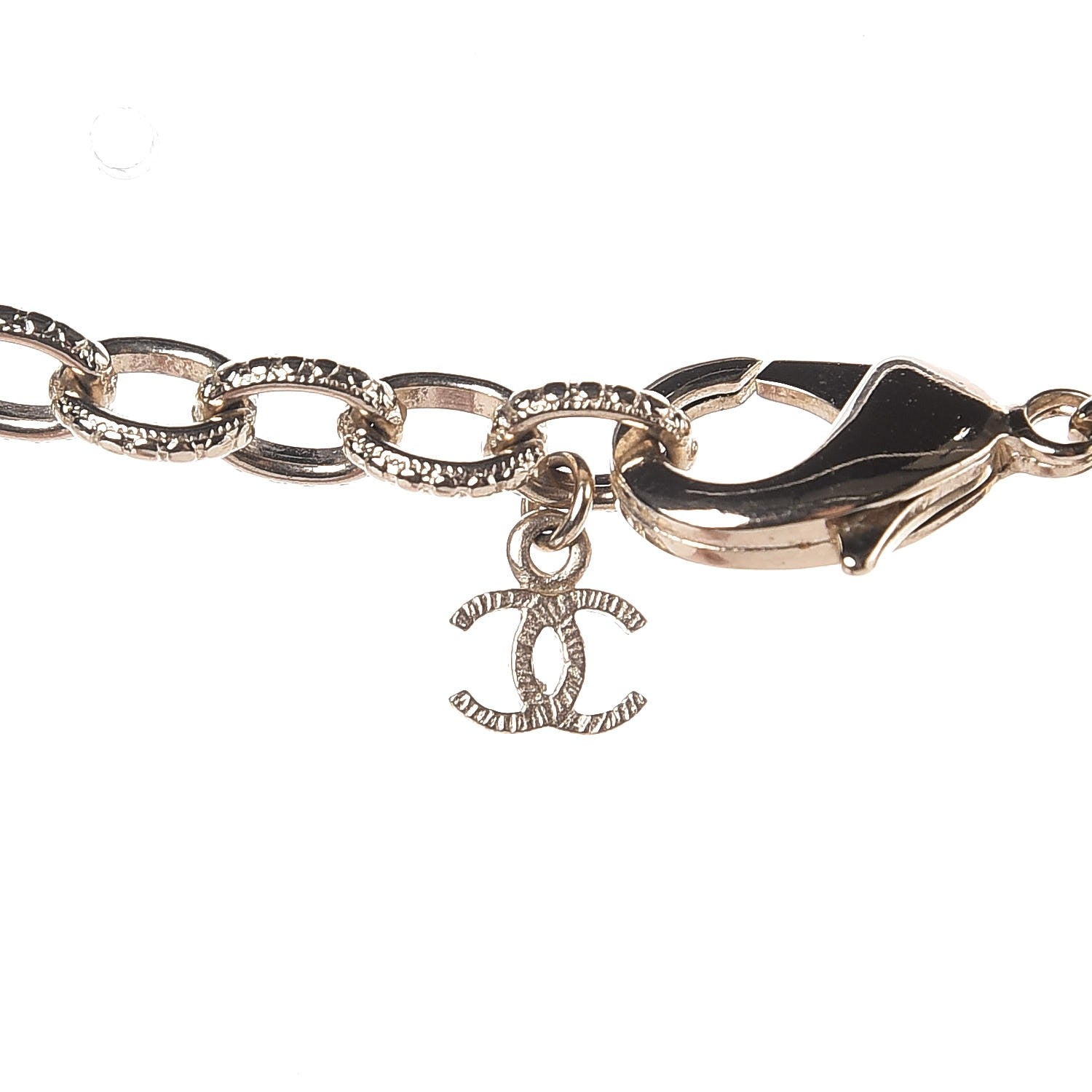 Chanel Pearl CC Pendant Necklace Gold 5 of 6