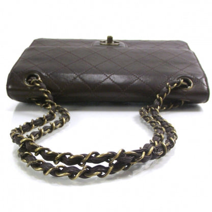 Chanel Lambskin Medium Flap Dark Brown 6 of 12