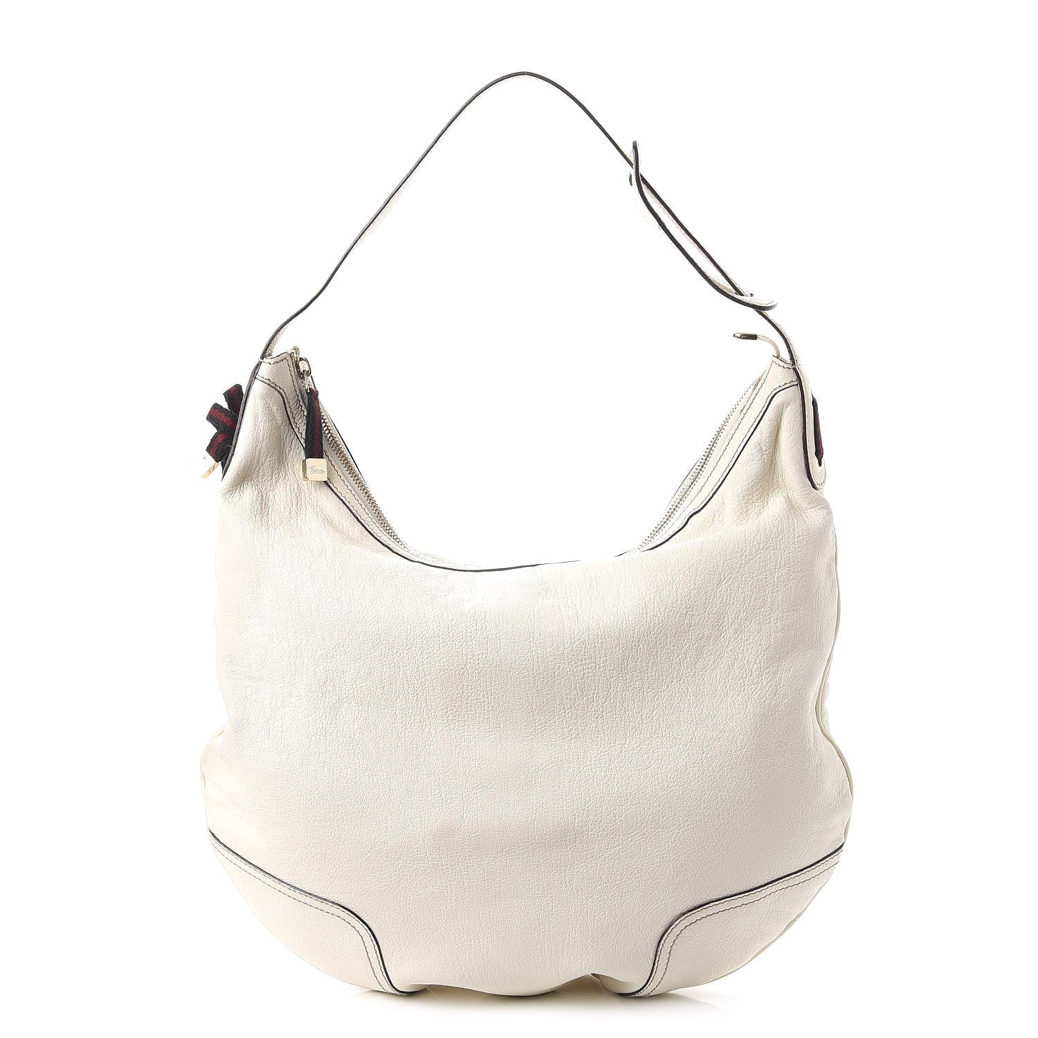 Gucci Calfskin Princy Hobo Shoulder Bag White 1 of 10