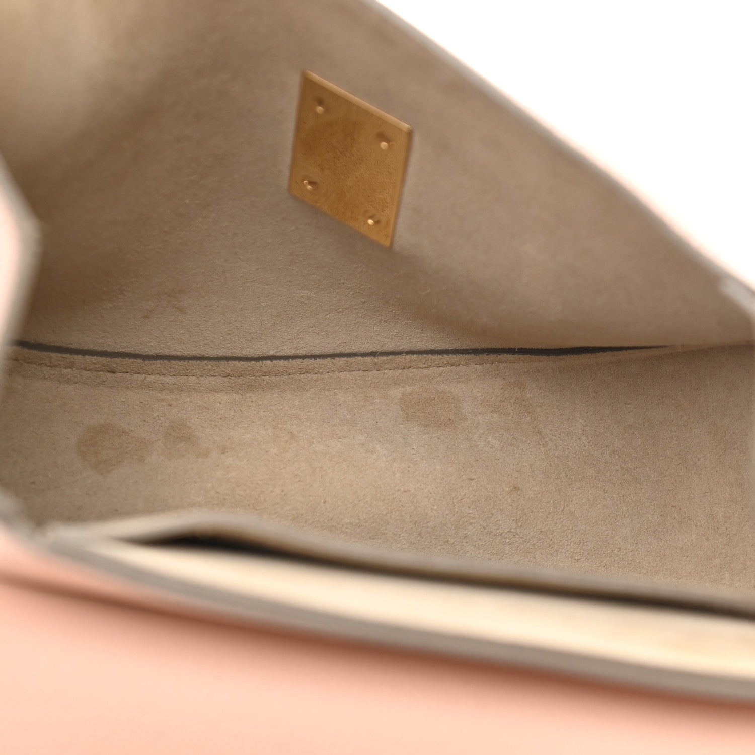 Chloe Grained Lambskin Drew Shoulder Bag Cement Pink 5 of 13