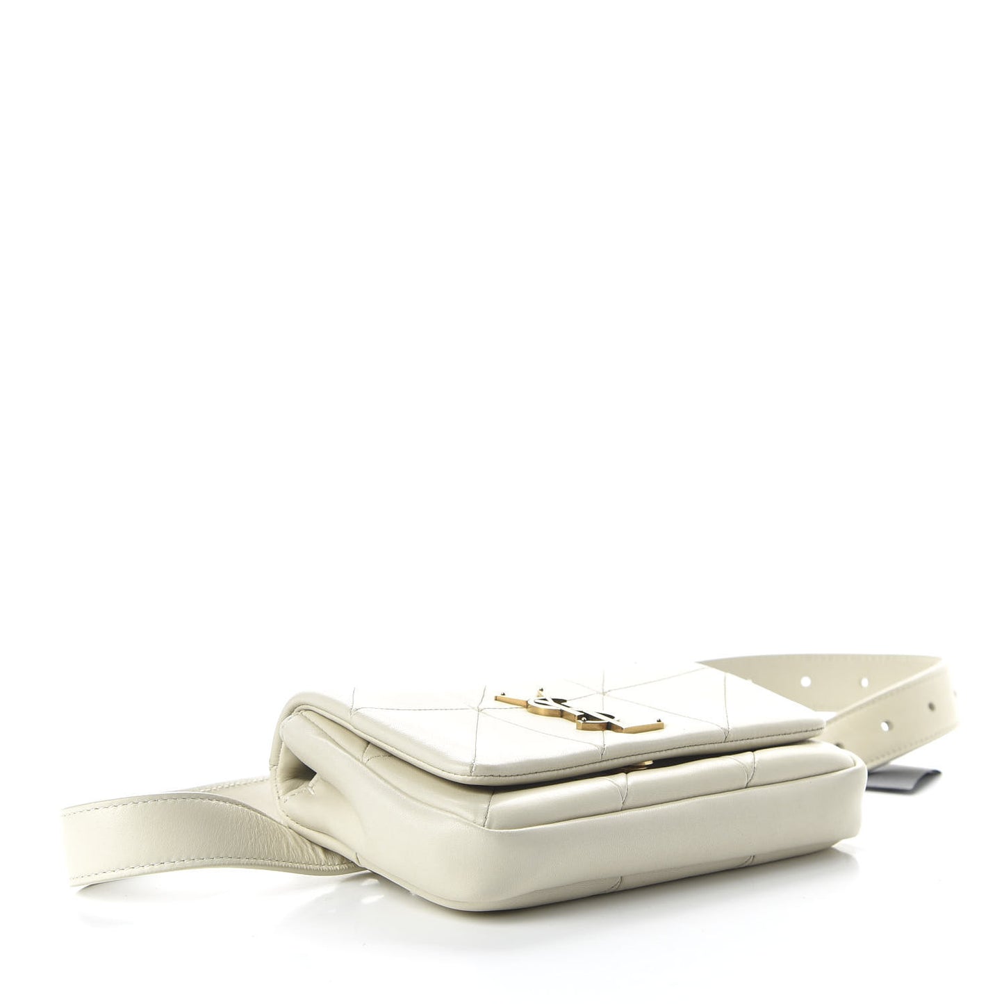 Lambskin Monogram Jamie Belt Bag Crema Soft