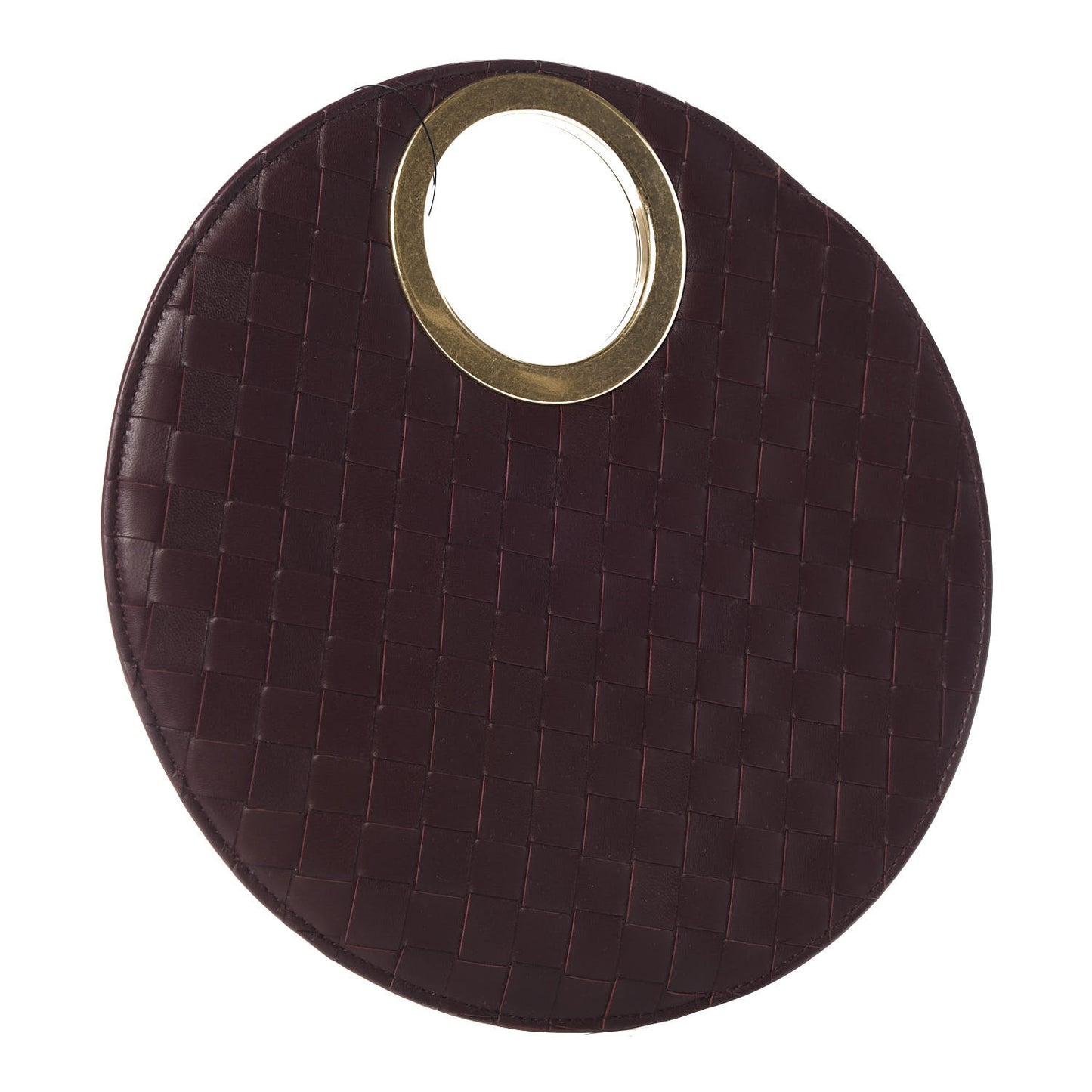 Lambskin Intrecciato The Rim Merlot