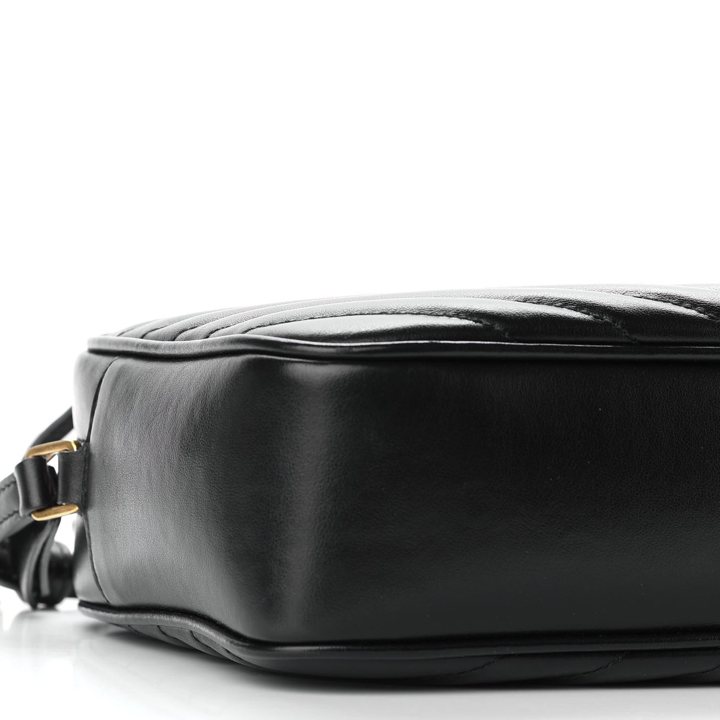 Calfskin Matelasse Monogram Lou Camera Bag Black