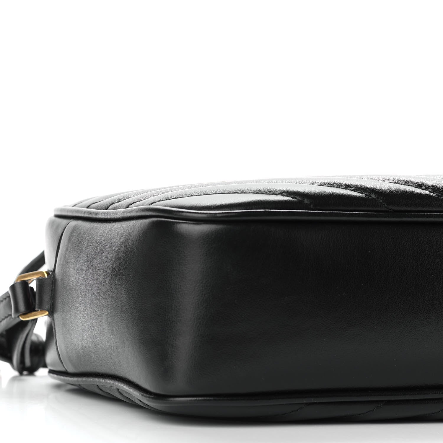 Saint Laurent Calfskin Matelasse Monogram Lou Camera Bag Black 7 of 8