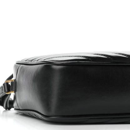 Saint Laurent Calfskin Matelasse Monogram Lou Camera Bag Black 7 of 8