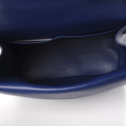 Christian Dior Smooth Calfskin Small Tri-Color Be Dior Flap Blue Celeste Deep Green 5 of 10