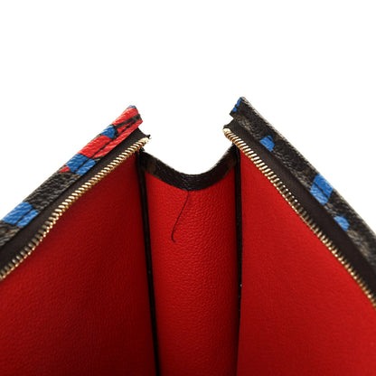 Louis Vuitton Monogram Jungle Dots Toiletry Pouch 26 Coquelicot Denim 9 of 9