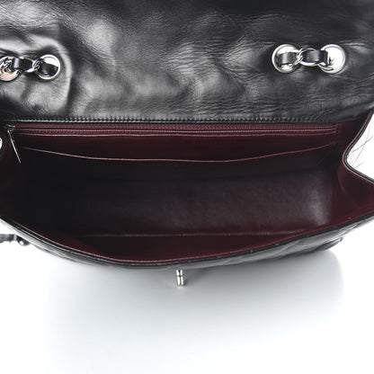 Chanel Lambskin Quilted Jumbo Single Flap Black 5 of 10