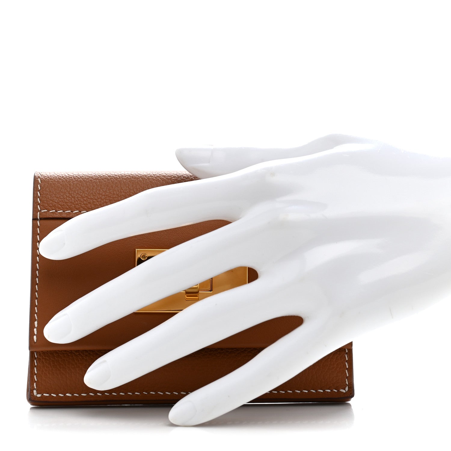 Hermes Evercolor Swift Wallet Gold 2 of 7