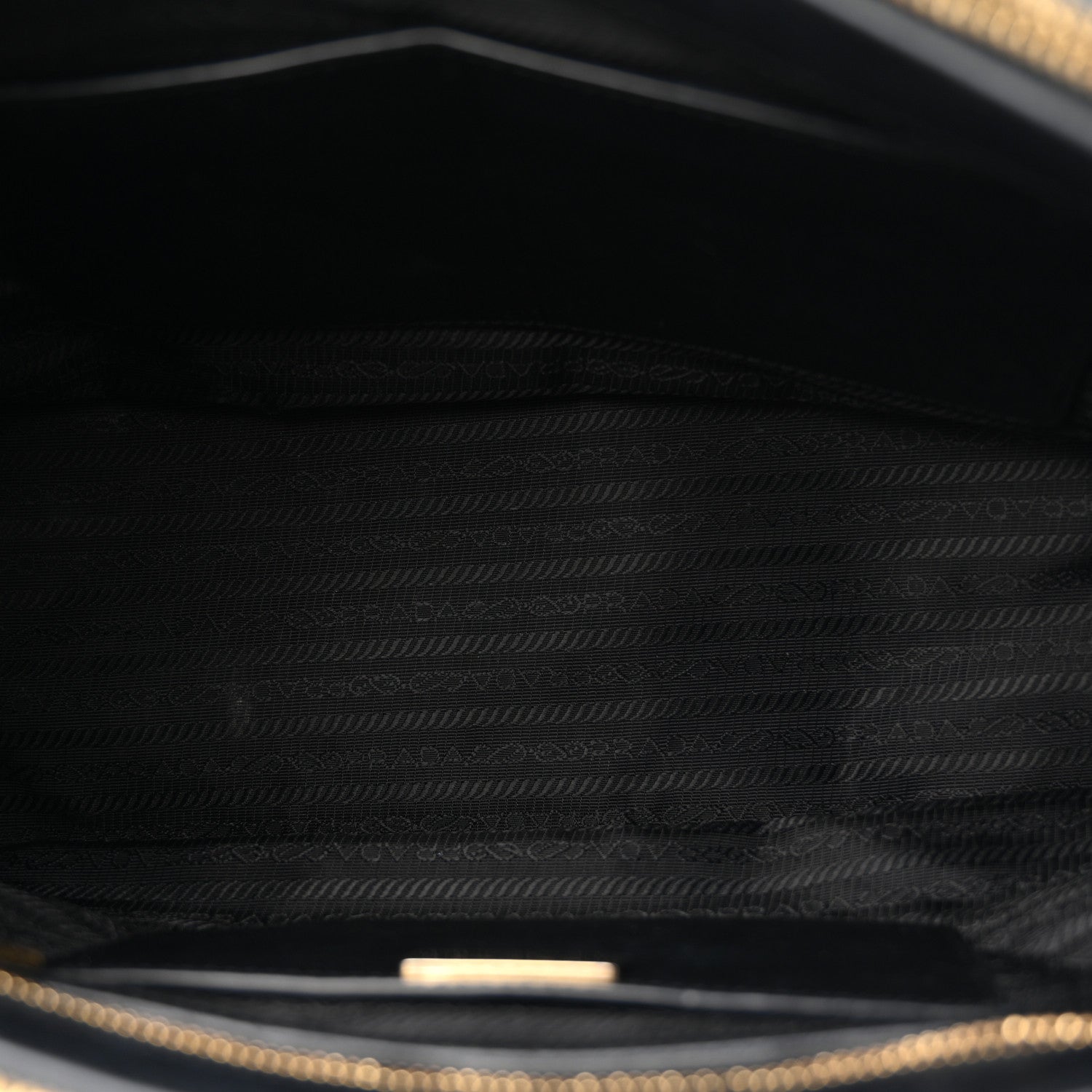 Prada Saffiano Medium Galleria Double Zip Tote Black 4 of 14