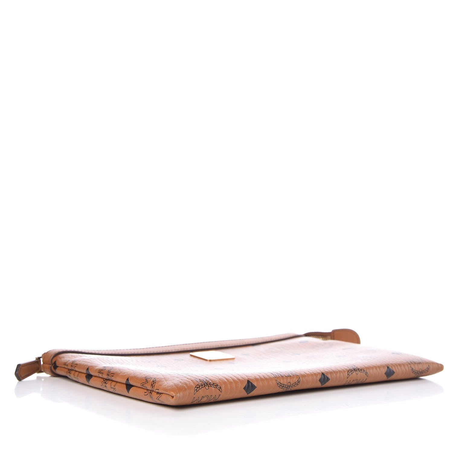 MCM Visetos Mini Pouch Cognac 4 of 17