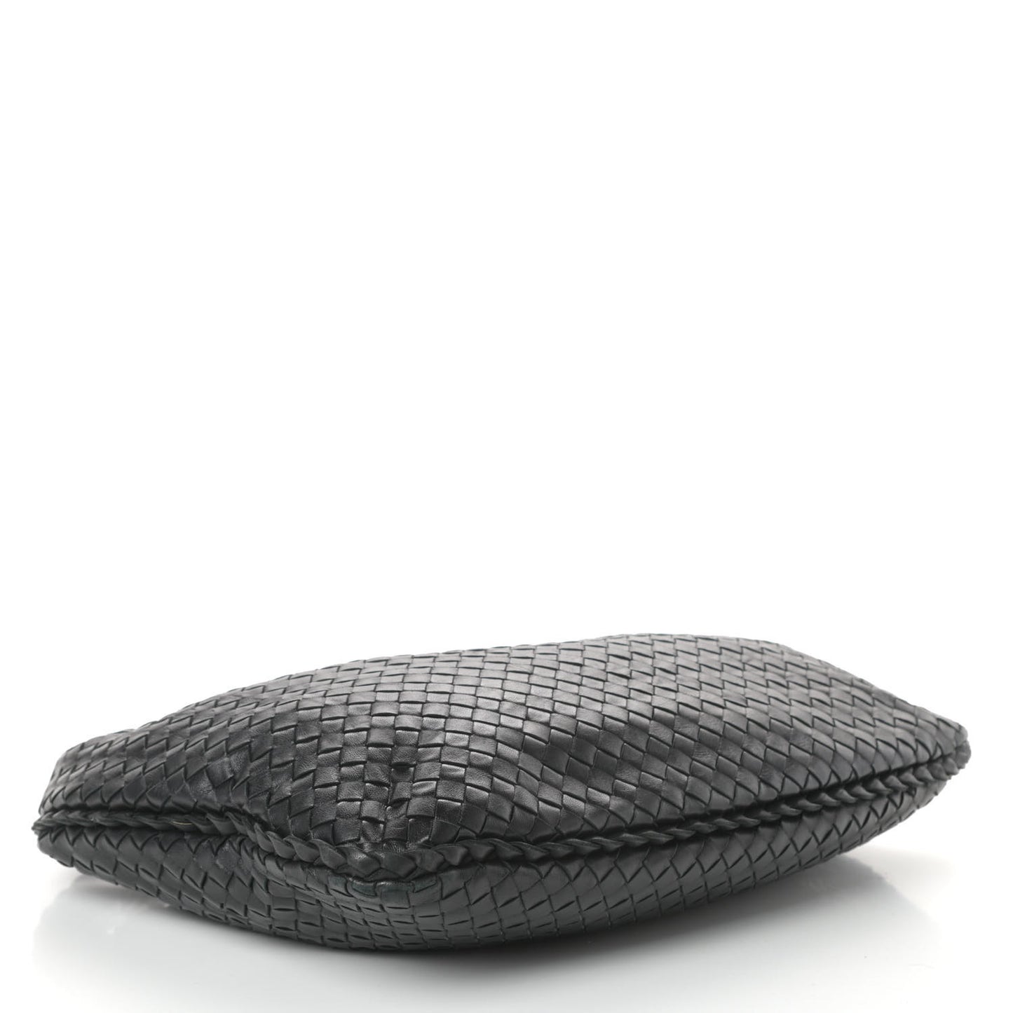 Nappa Intrecciato Medium Veneta Hobo Black