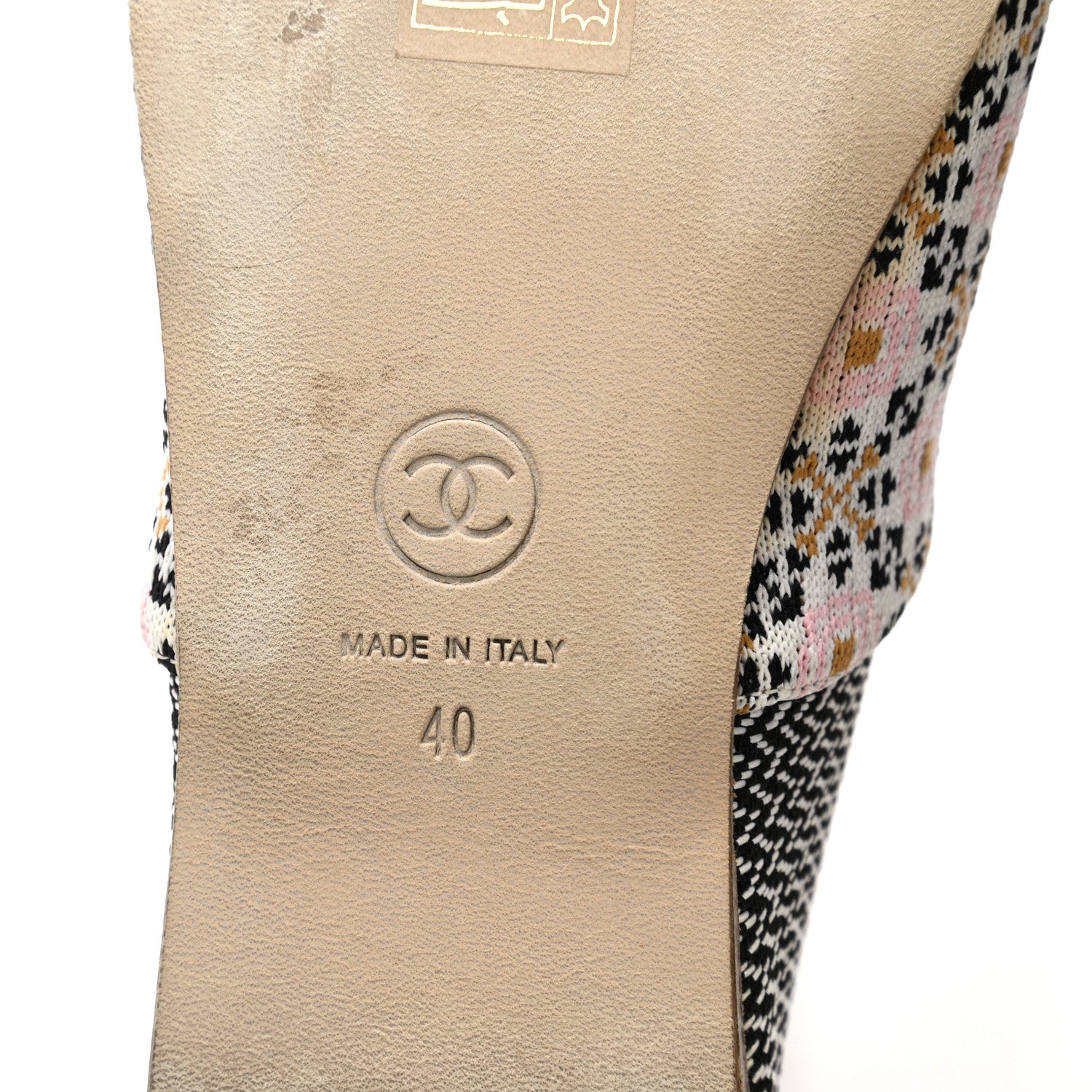 Chanel Grosgrain Camellia Mocassin Loafers 40 Multicolor 6 of 11