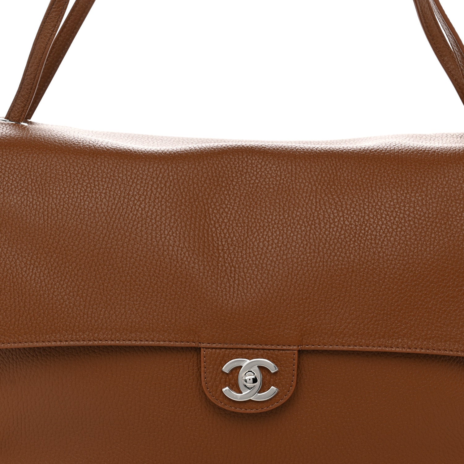 Chanel Grained Calfskin Souplissimo Maxi Flap Camel 8 of 11