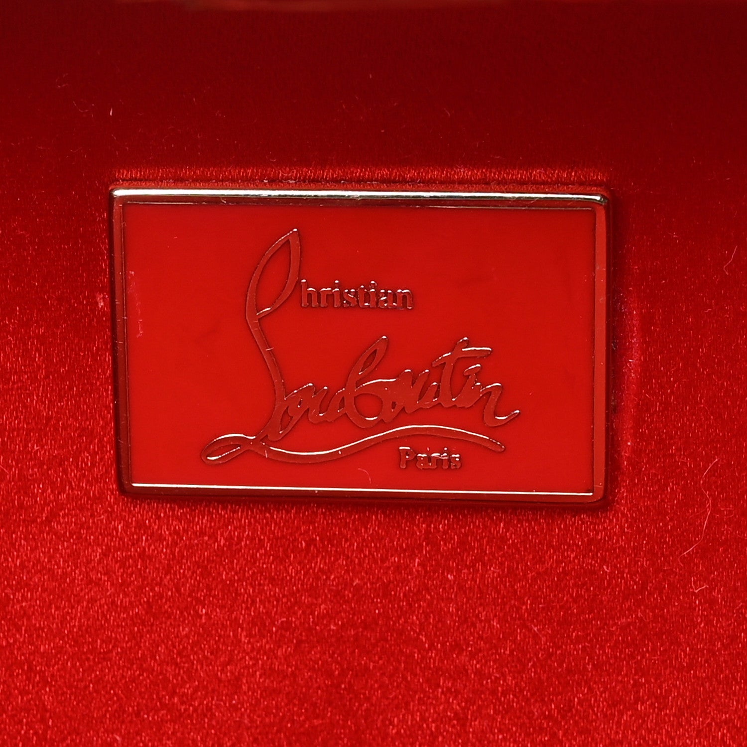 Christian Louboutin Lace Miss Loubi Chain Clutch Black 5 of 8