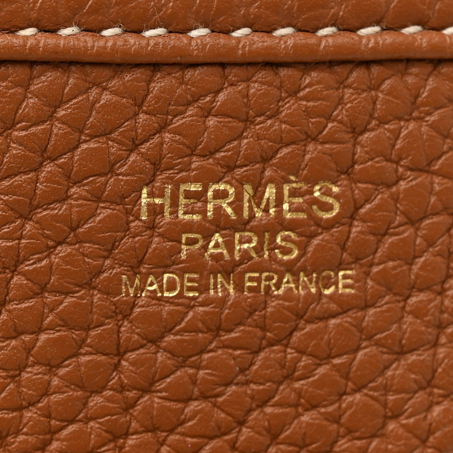 Hermes Taurillon Clemence Evelyne III PM Gold 6 of 11