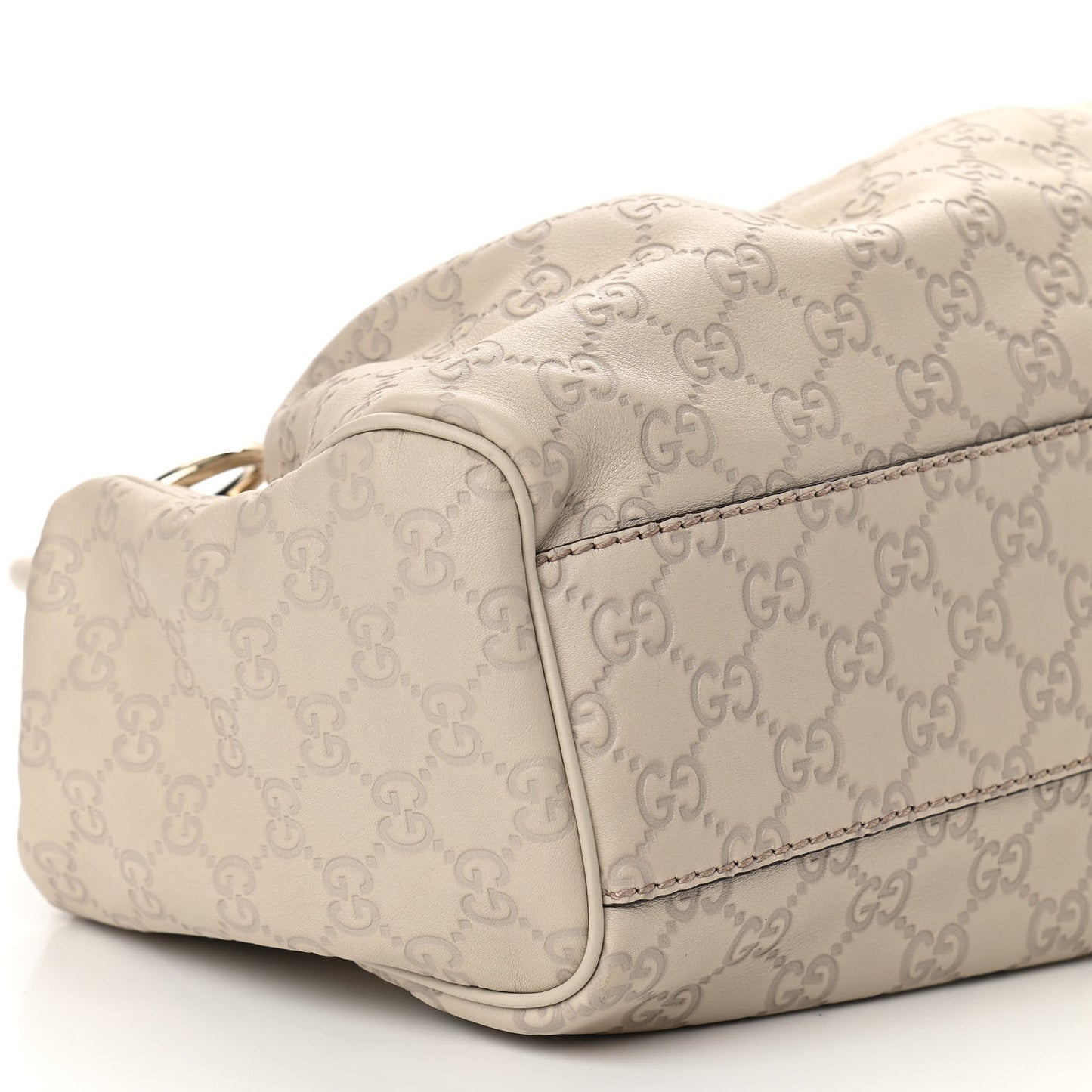 Guccissima Medium Sukey Tote Mystic White
