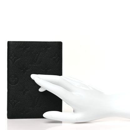 Louis Vuitton Empreinte Monogram Passport Cover Black 2 of 7