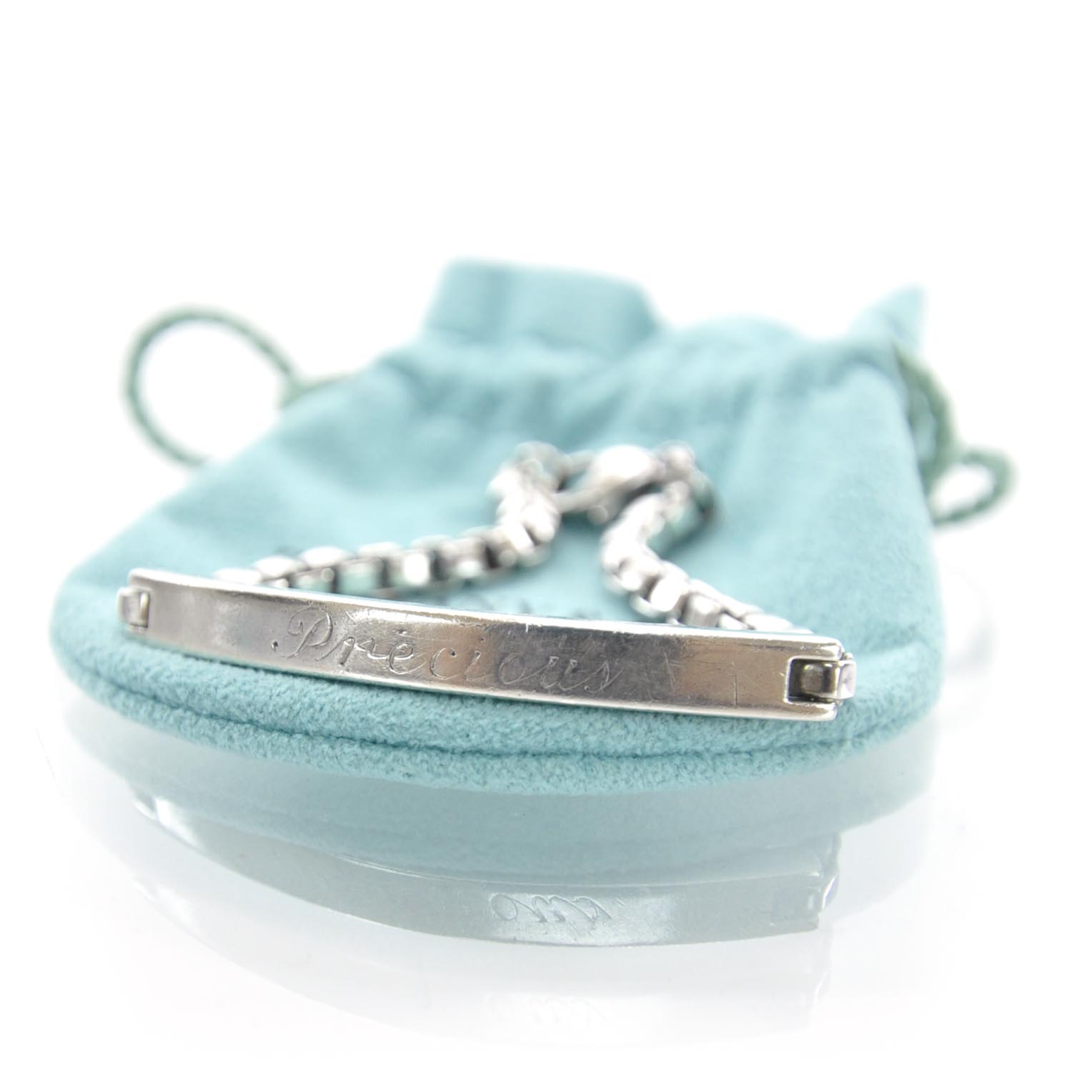 Tiffany Sterling Silver Venetian Link ID Bracelet 1 of 4