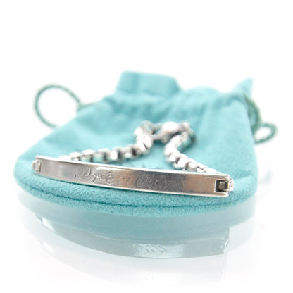 Tiffany Sterling Silver Venetian Link ID Bracelet 1 of 4