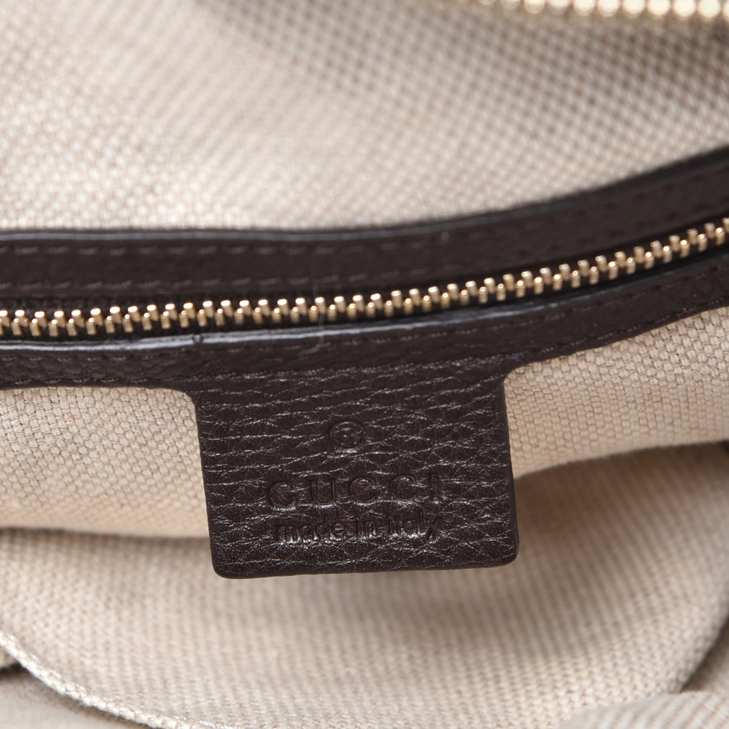 Python Medium Soho Chain Hobo Beige