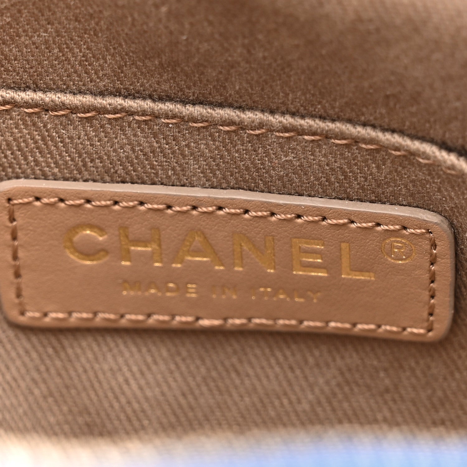 Chanel Calfskin Casual Trip Waist Bag Blue 6 of 9