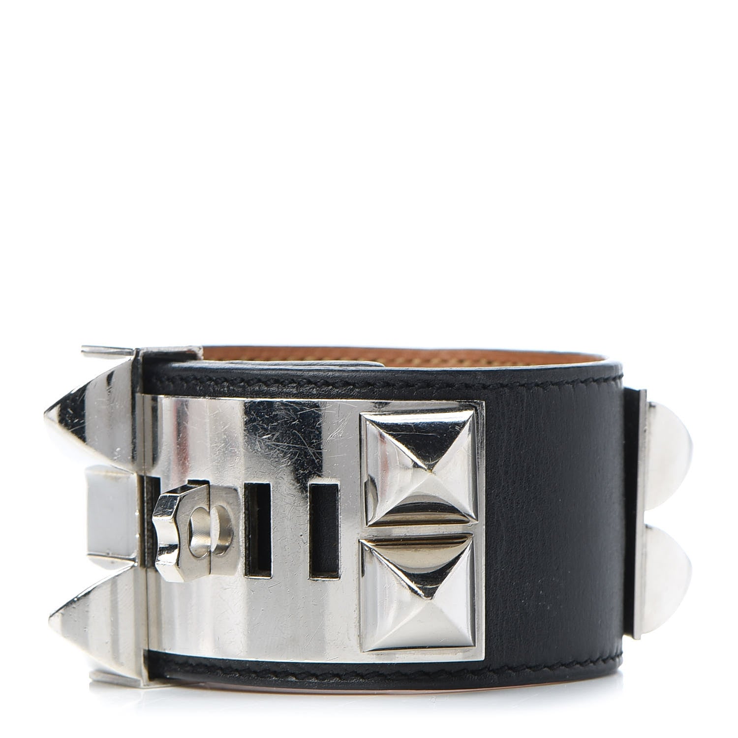 Hermes Box Collier de Chien CDC Bracelet Black 3 of 5
