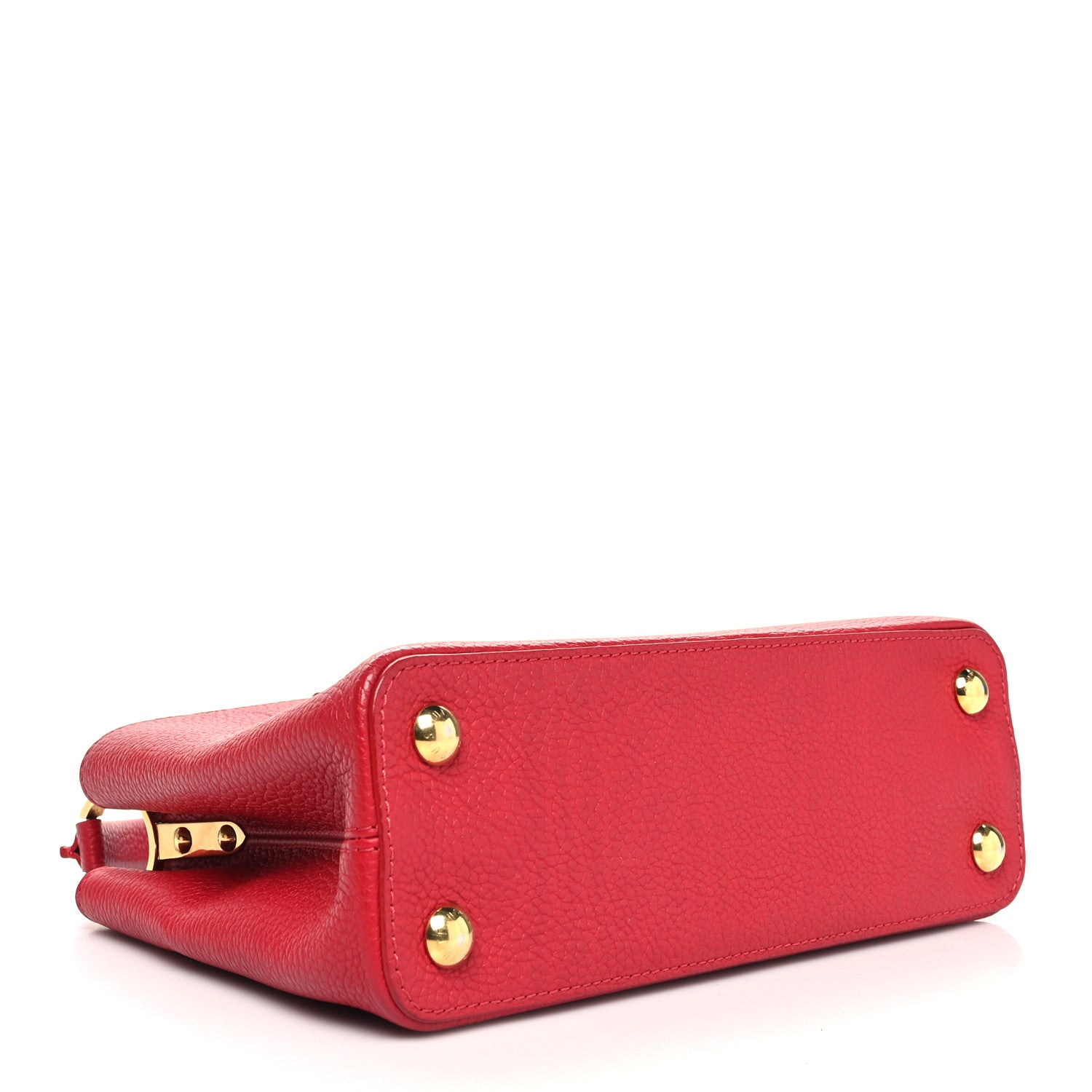 Louis Vuitton Taurillon Capucines BB Scarlet Red 4 of 16