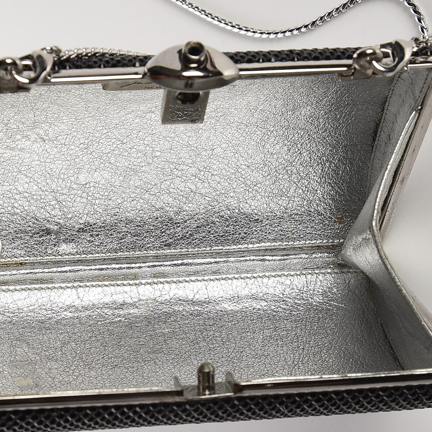 Swarovski Crystal Minaudiere Clutch Black