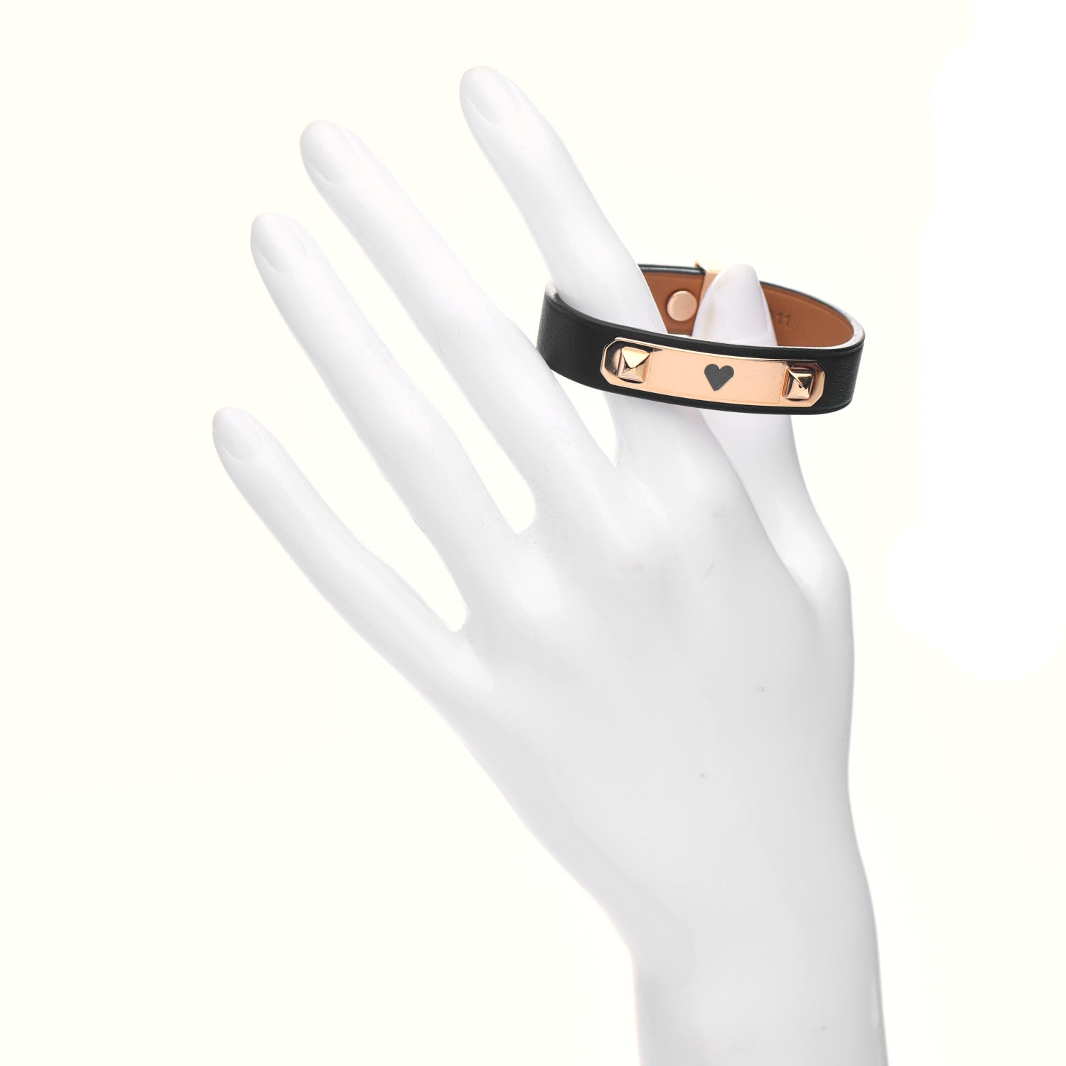 Hermes Swift As De Coeur Bracelet T1 Black 2 of 7