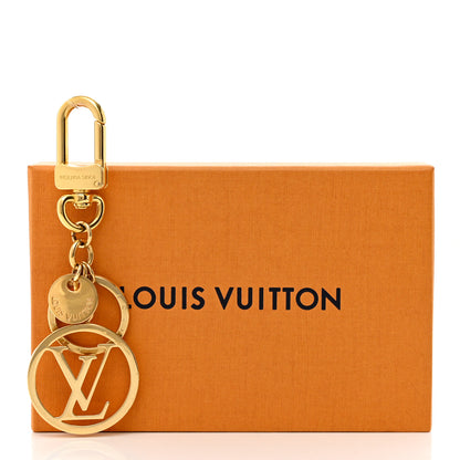 Louis Vuitton LV Circle Bag Charm Key Holder Gold 5 of 5