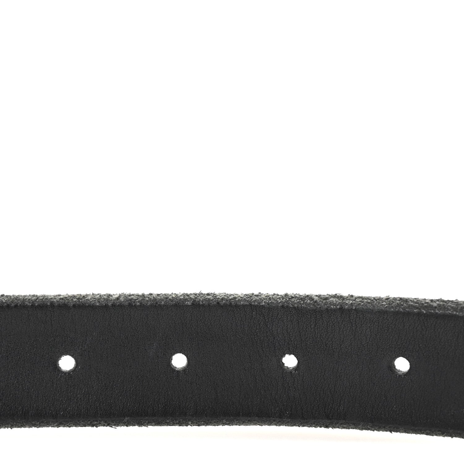 Gucci Cuoio Toscano Nickel Double G 30mm Belt 75 30 Black 4 of 5