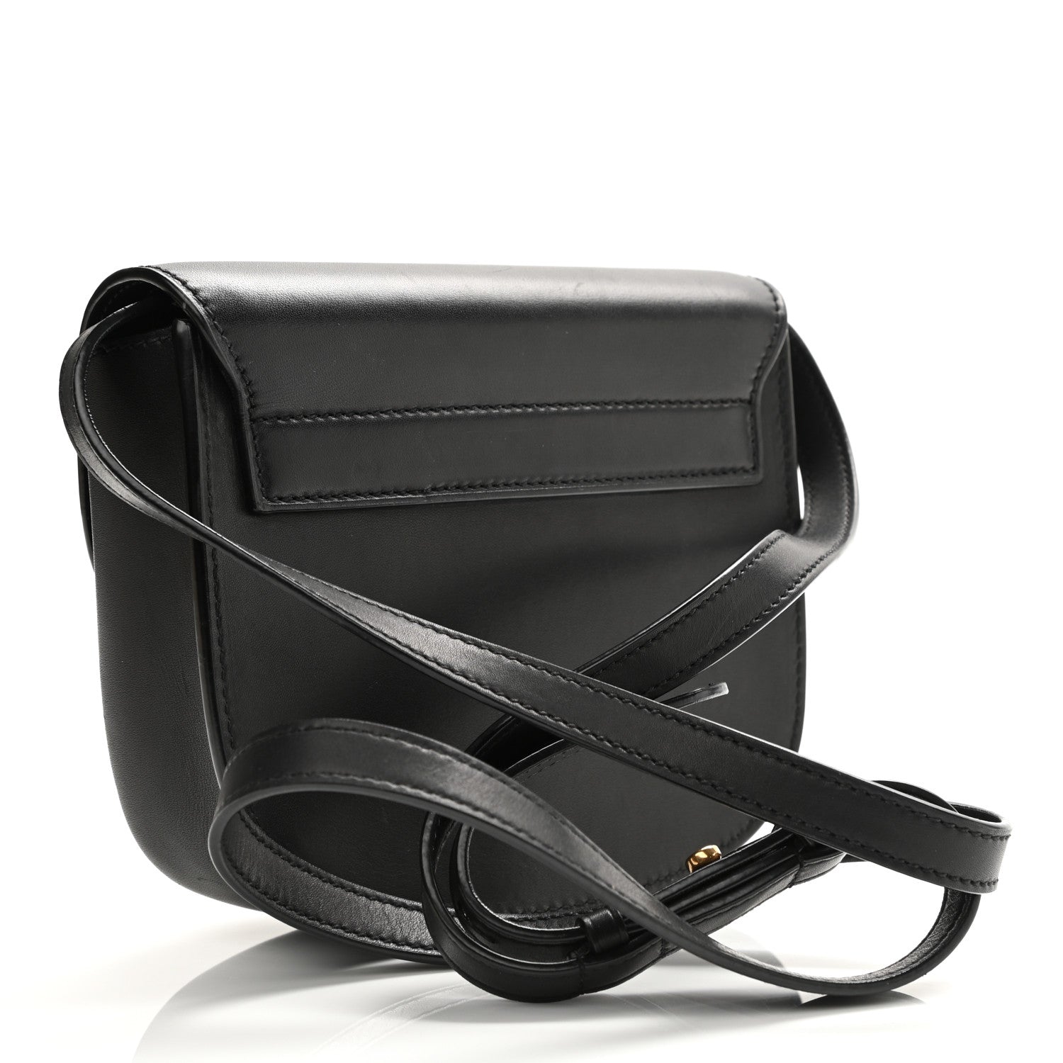 Saint Laurent Smooth Calfskin Classic Monogram Small Kaia Satchel Black 4 of 23