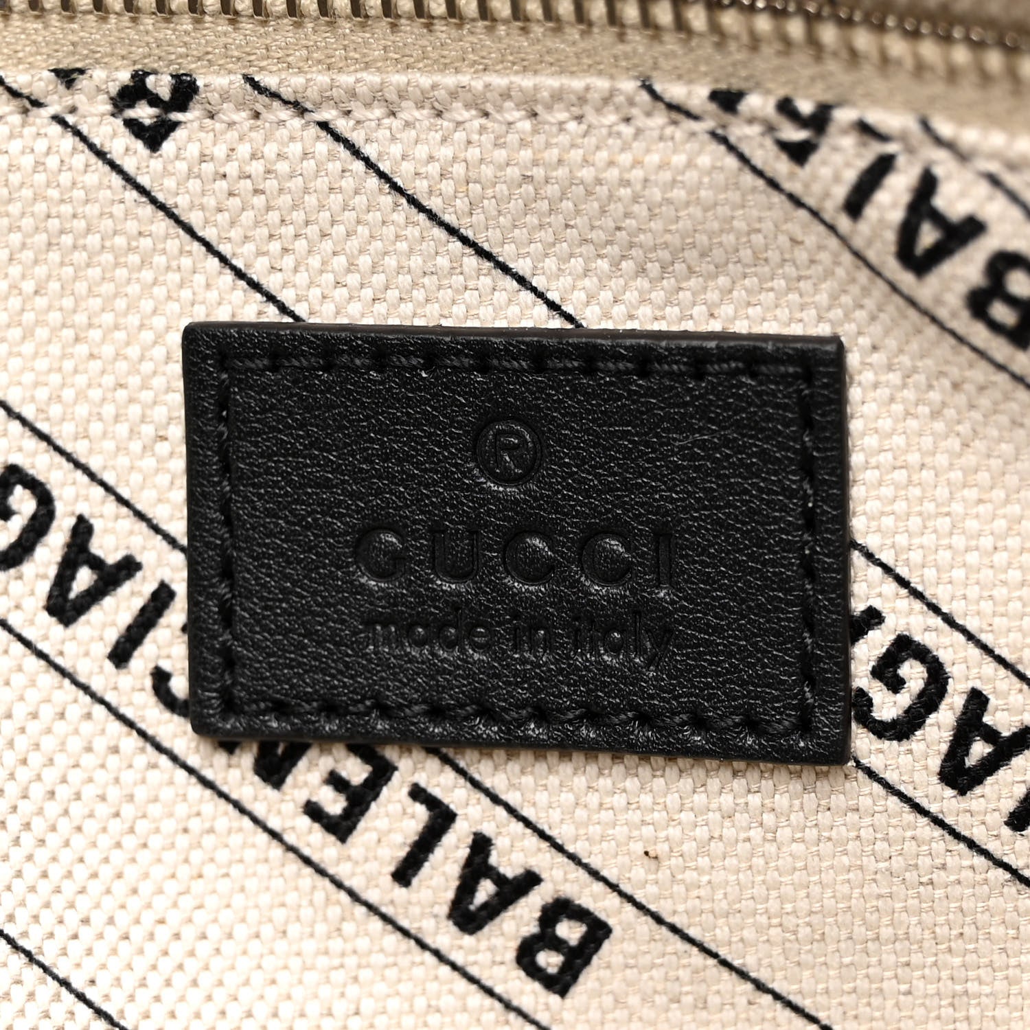 Balenciaga X GUCCI GG Supreme Monogram Neo Classic Silver Hardware City Beige Ebony 6 of 11