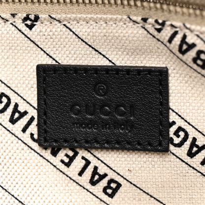 Balenciaga X GUCCI GG Supreme Monogram Neo Classic Silver Hardware City Beige Ebony 6 of 11
