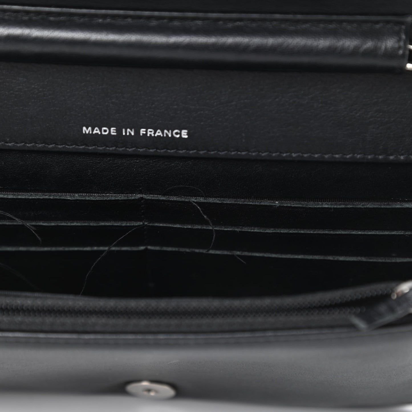 Patent Strass Wallet On Chain WOC Black