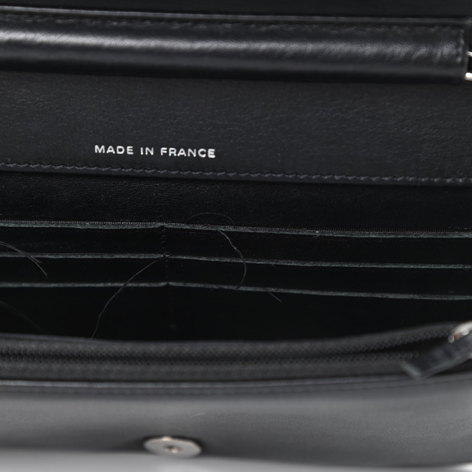 Chanel Patent Strass Wallet On Chain WOC Black 13 of 16