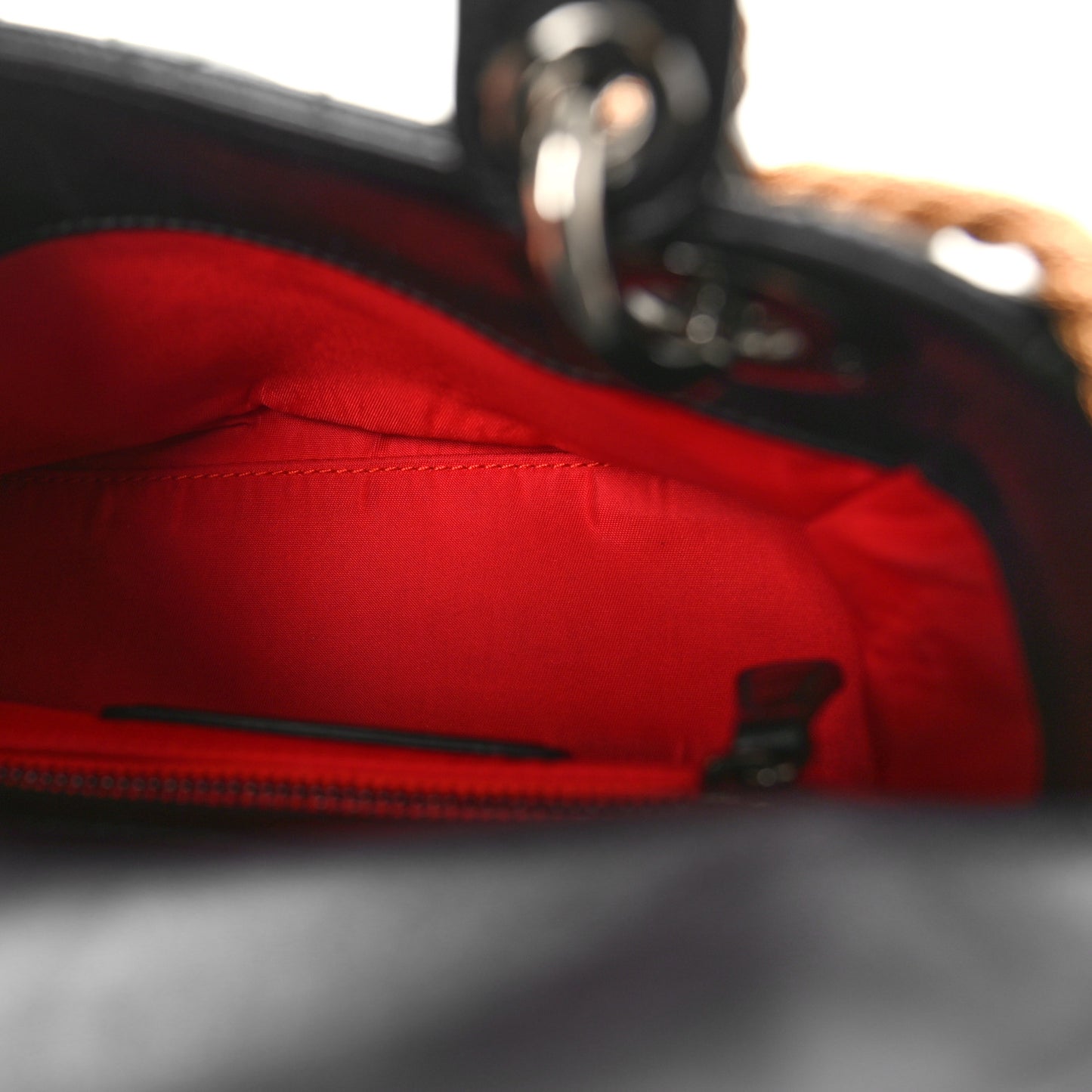 Lambskin Cannage Mini Morgane Tschiember Lady Dior Black