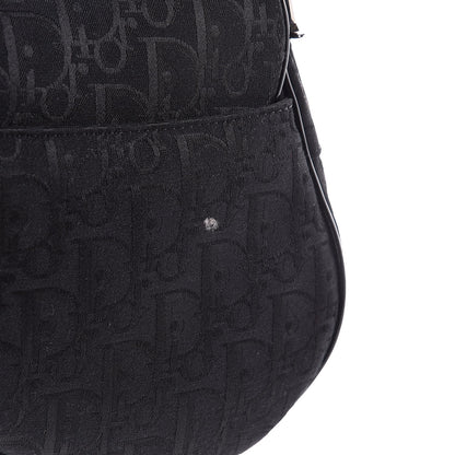 Christian Dior Monogram Saddle Bag Black 8 of 9