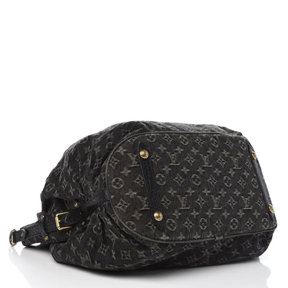 Louis Vuitton Denim Mahina XL Black 4 of 6