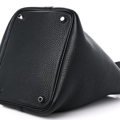 Hermes Taurillon Clemence Picotin Lock 18 PM Black 9 of 10