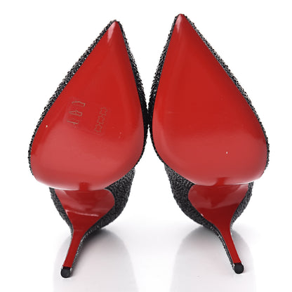 Christian Louboutin Nappa Strass So Kate 120 Pumps 37.5 Black 5 of 7