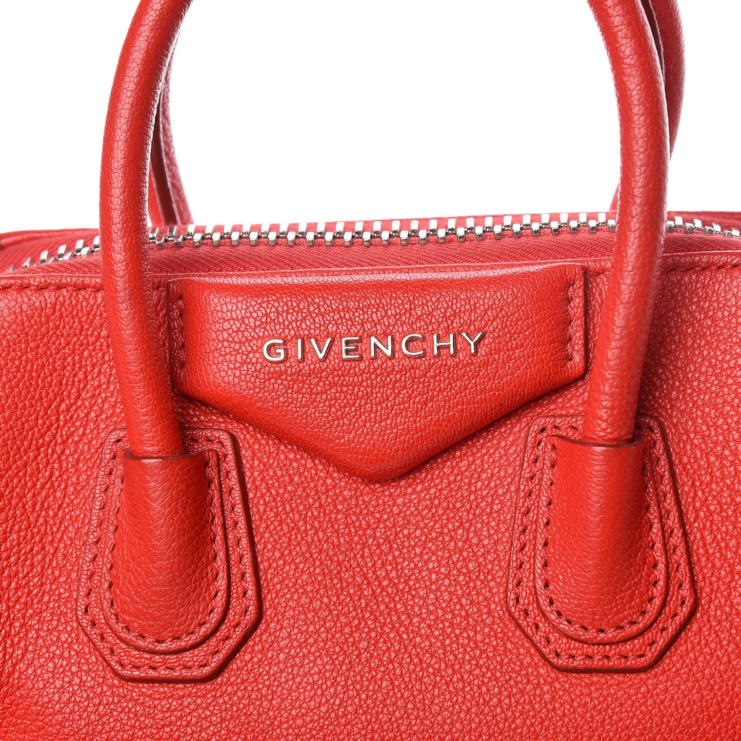 Sugar Goatskin Mini Antigona Red