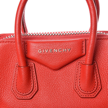 Givenchy Sugar Goatskin Mini Antigona Red 11 of 11