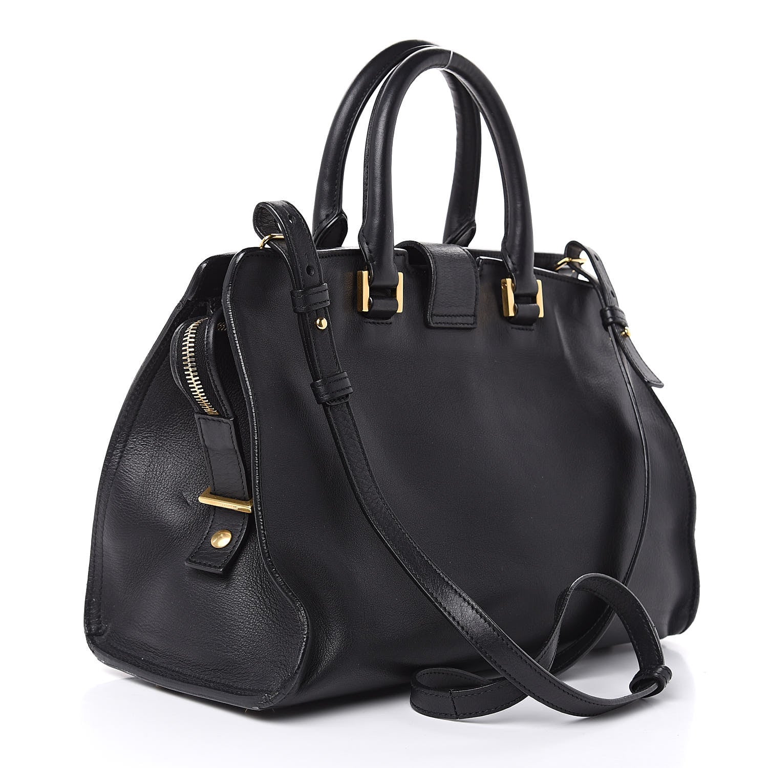 Saint Laurent Calfskin Small Classic Y Cabas Black 3 of 18