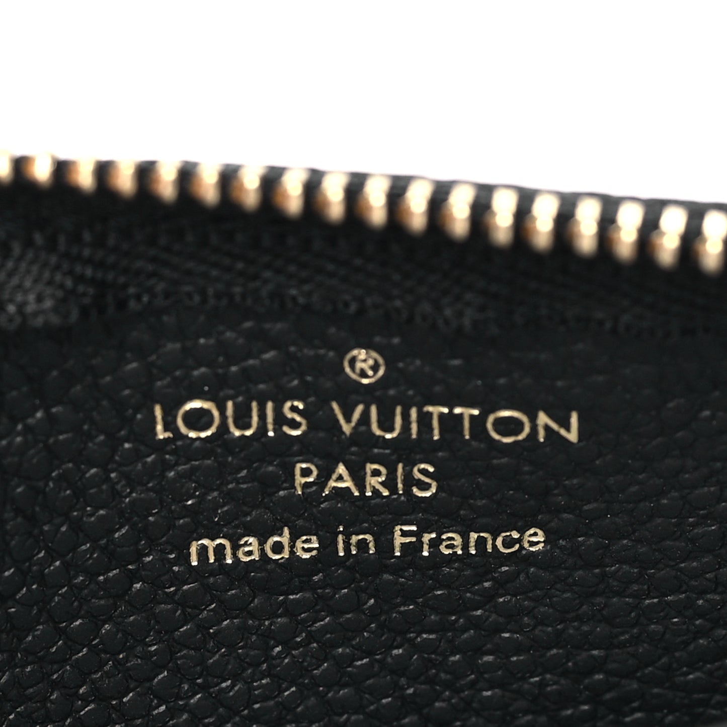 Empreinte Monogram Giant Key Pouch Black Beige