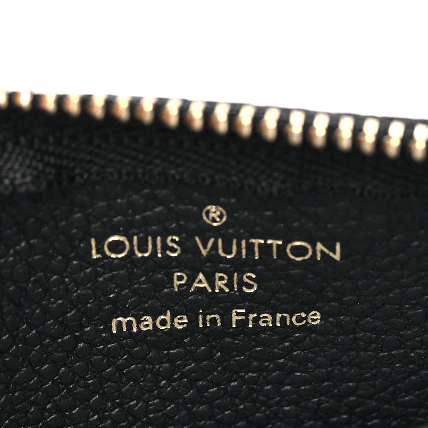 Louis Vuitton Empreinte Monogram Giant Key Pouch Black Beige 6 of 7