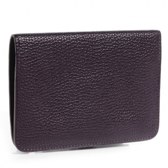 Togo Dogon Compact Wallet Raisin