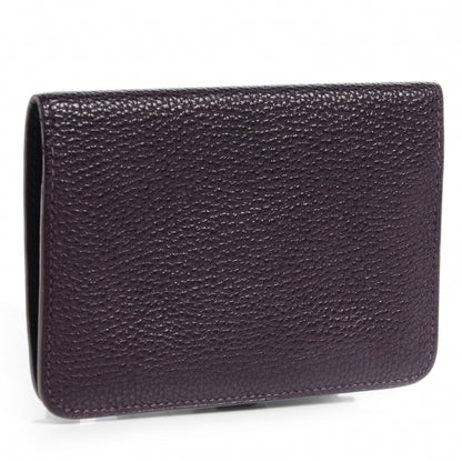 Hermes Togo Dogon Compact Wallet Raisin 3 of 8